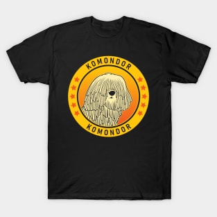 Komondor Dog Portrait T-Shirt